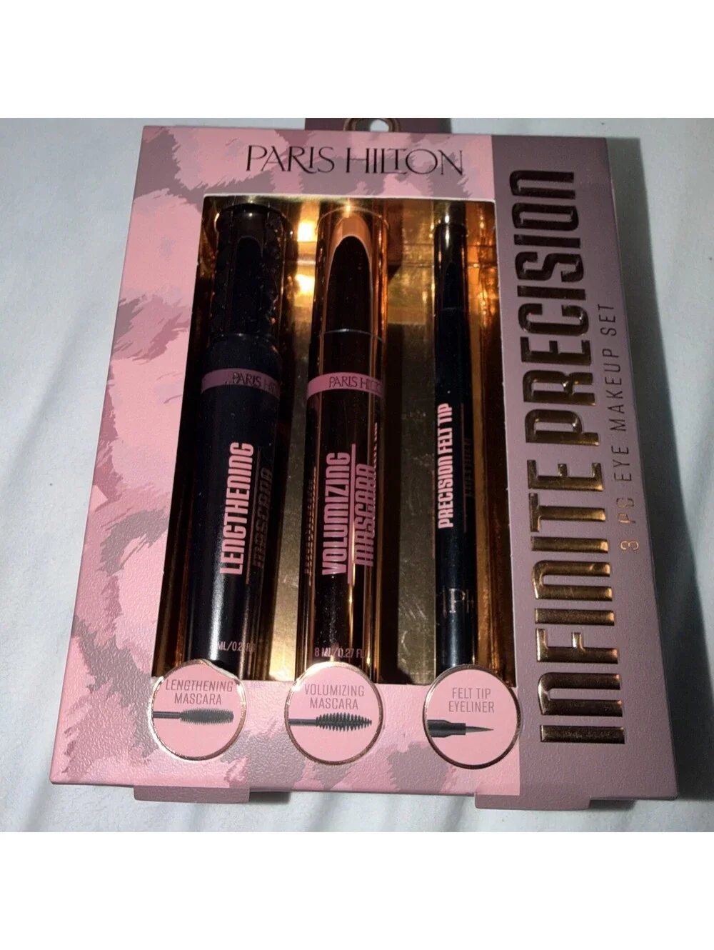PARIS HILTON Infinite Precision 3 Piece Mascara Set NEW
